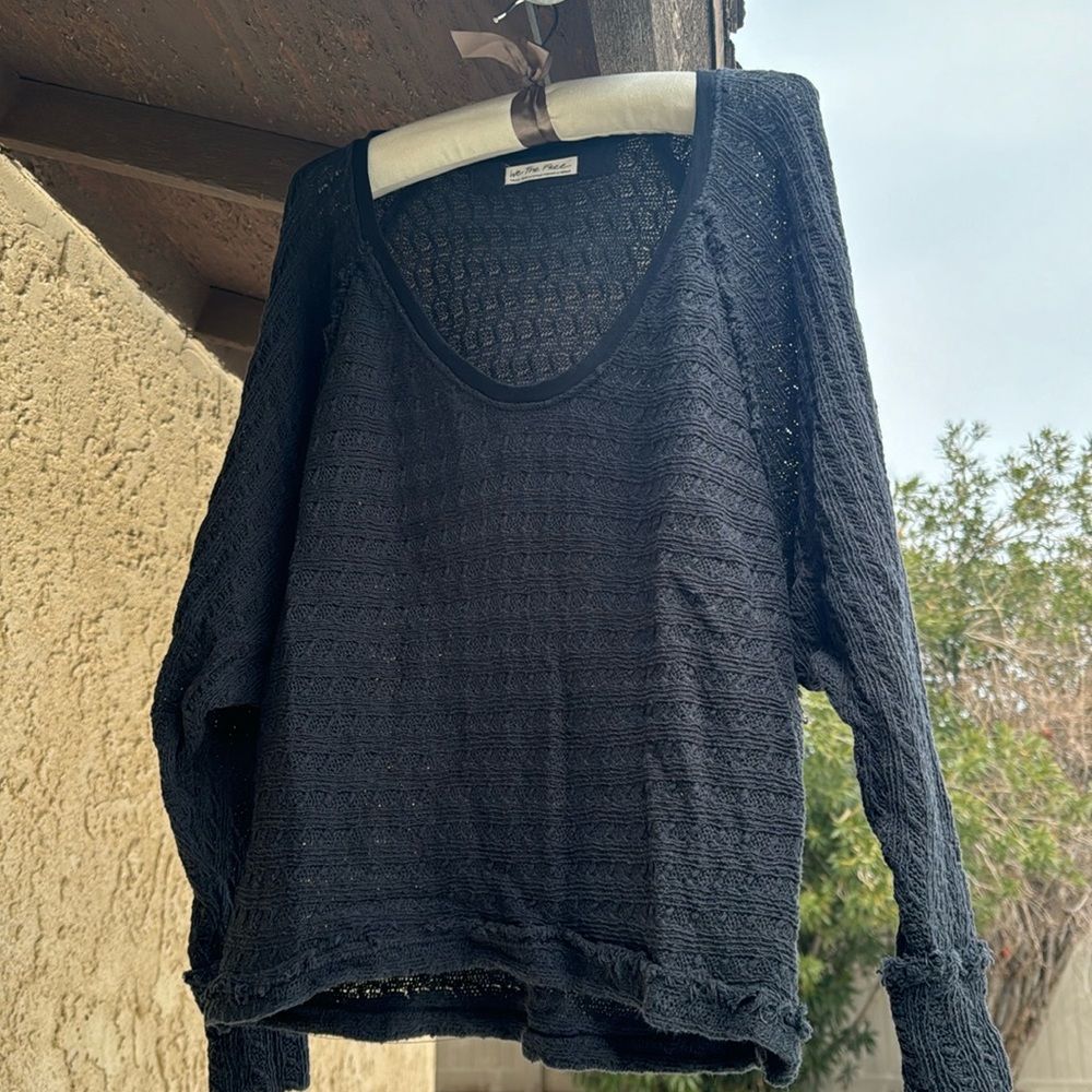 We the free black sweater